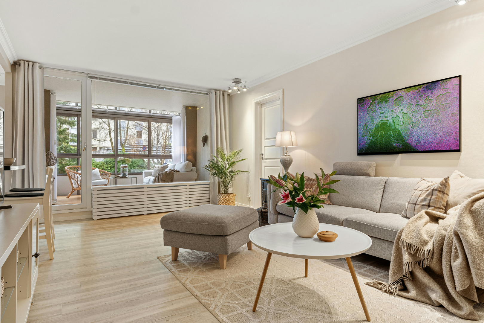 Purple Haze original abstract contextualised office art modern decor photo print by Blair Montague Drake